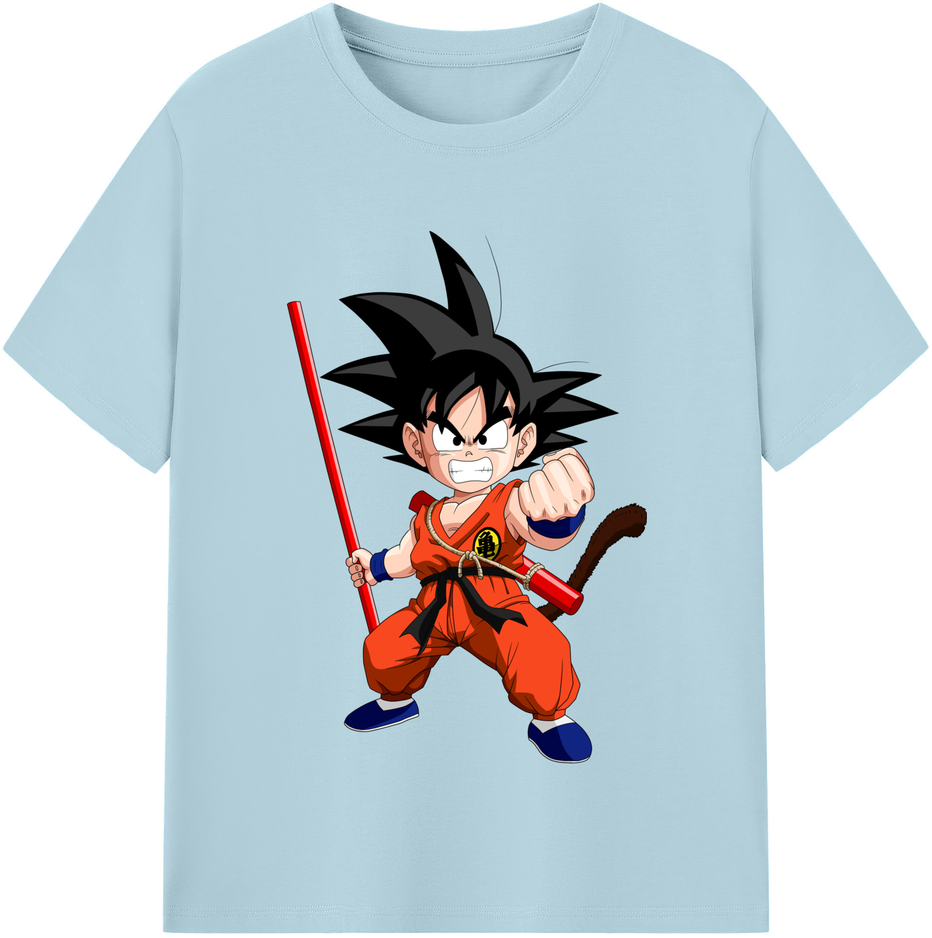 （画像用） ドラゴンボール 孫悟空（そん ごくう）Son Goku カカロット DRAGON BALL Kakarotto 綿100％半袖Tシャツ（フロントプリント）